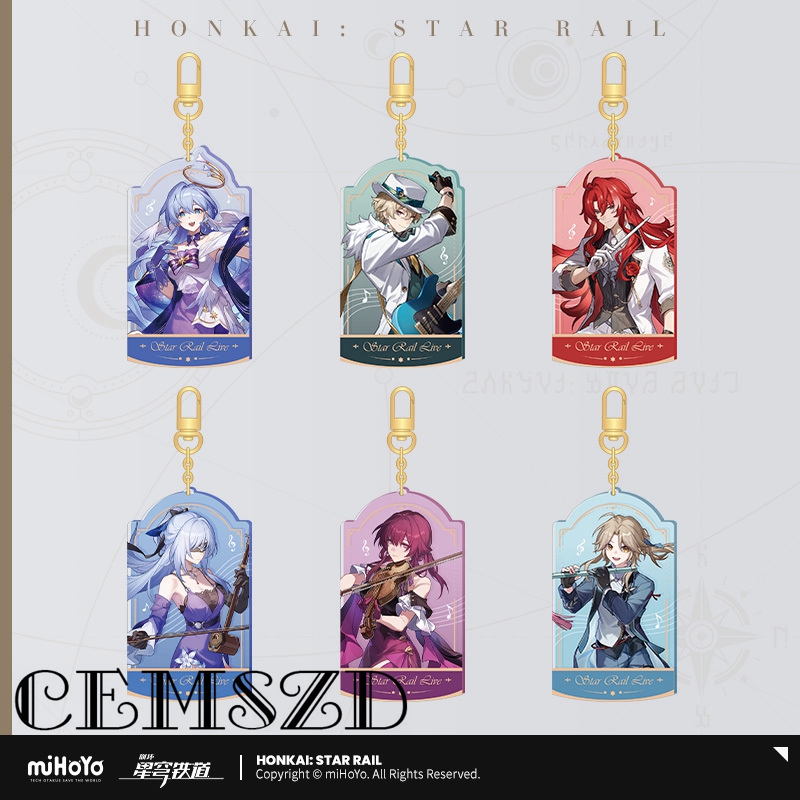 Anime Cosplay Robin - [Authentique] Porte-clés en acrylique de personnage