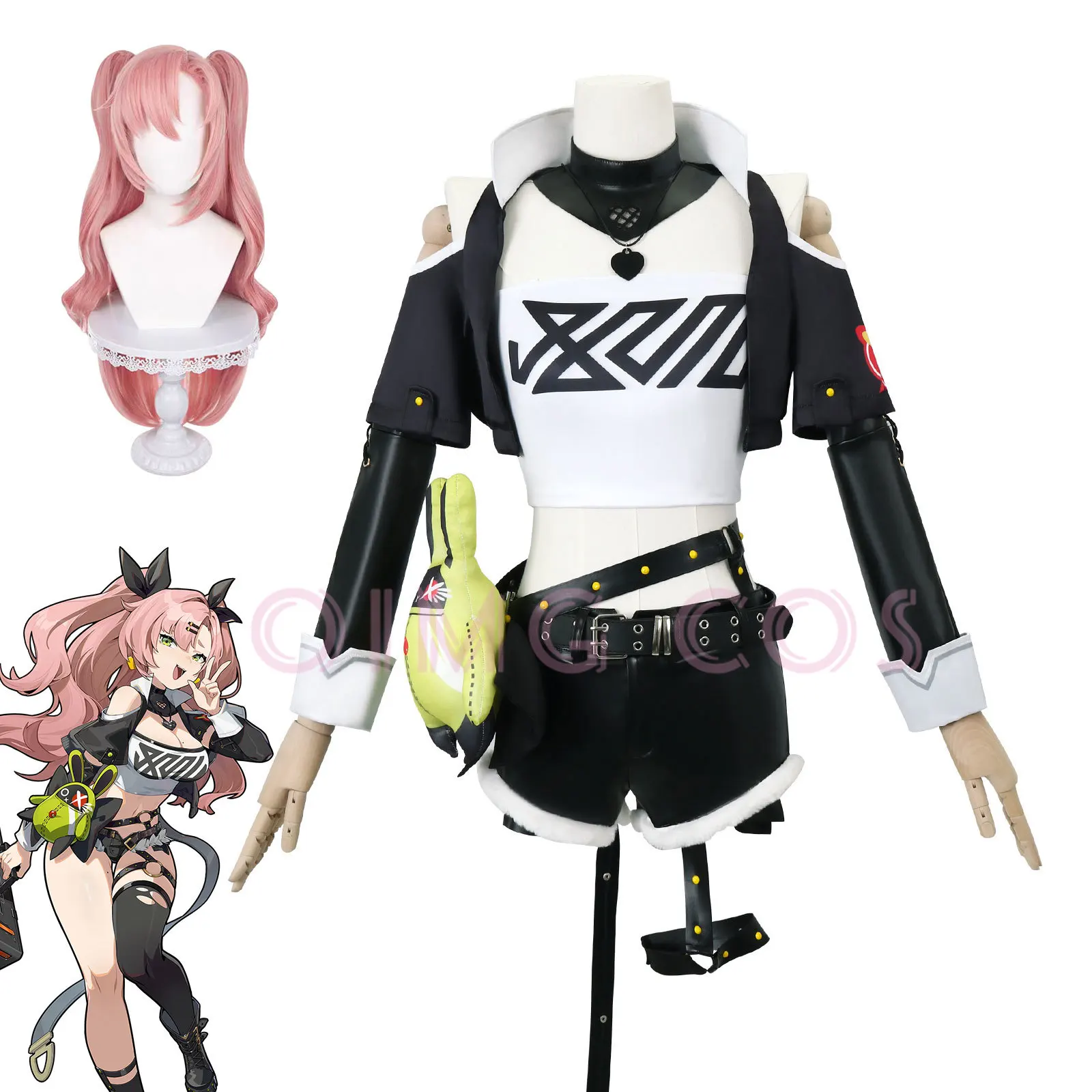 Anime Cosplay Girl Costume - Costume de cosplay Nicole Demara Zenless