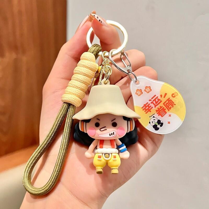 Anime Cosplay Instagram - Porte-clés pendentif personnage d'anime One Piece