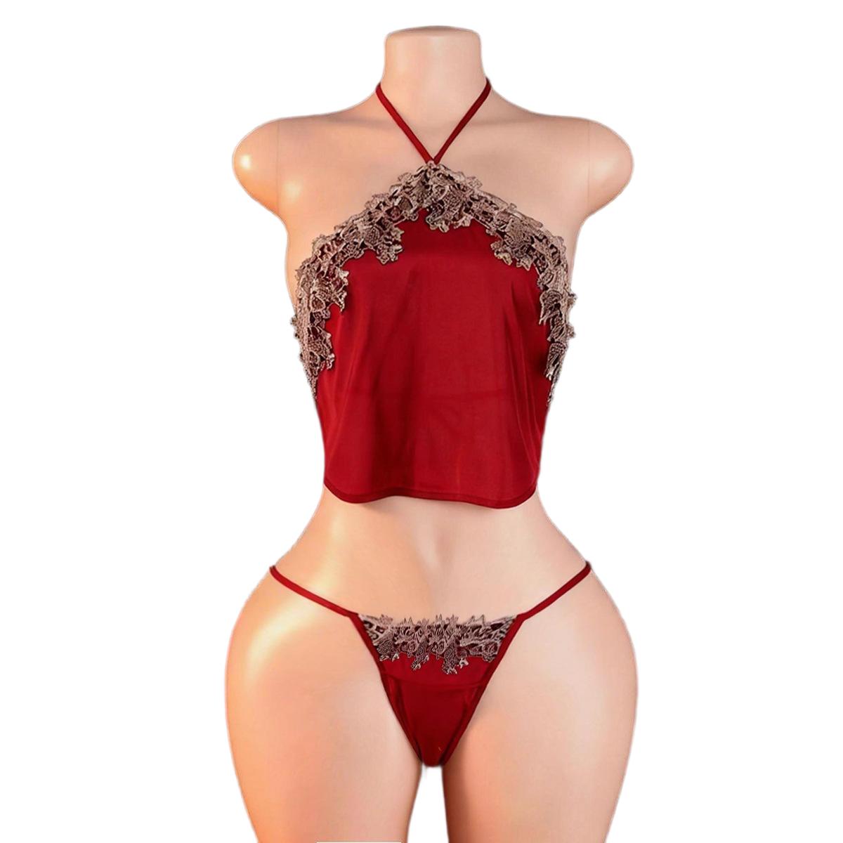 Anime Cosplay Anime - Ensemble de lingerie sexy rouge style