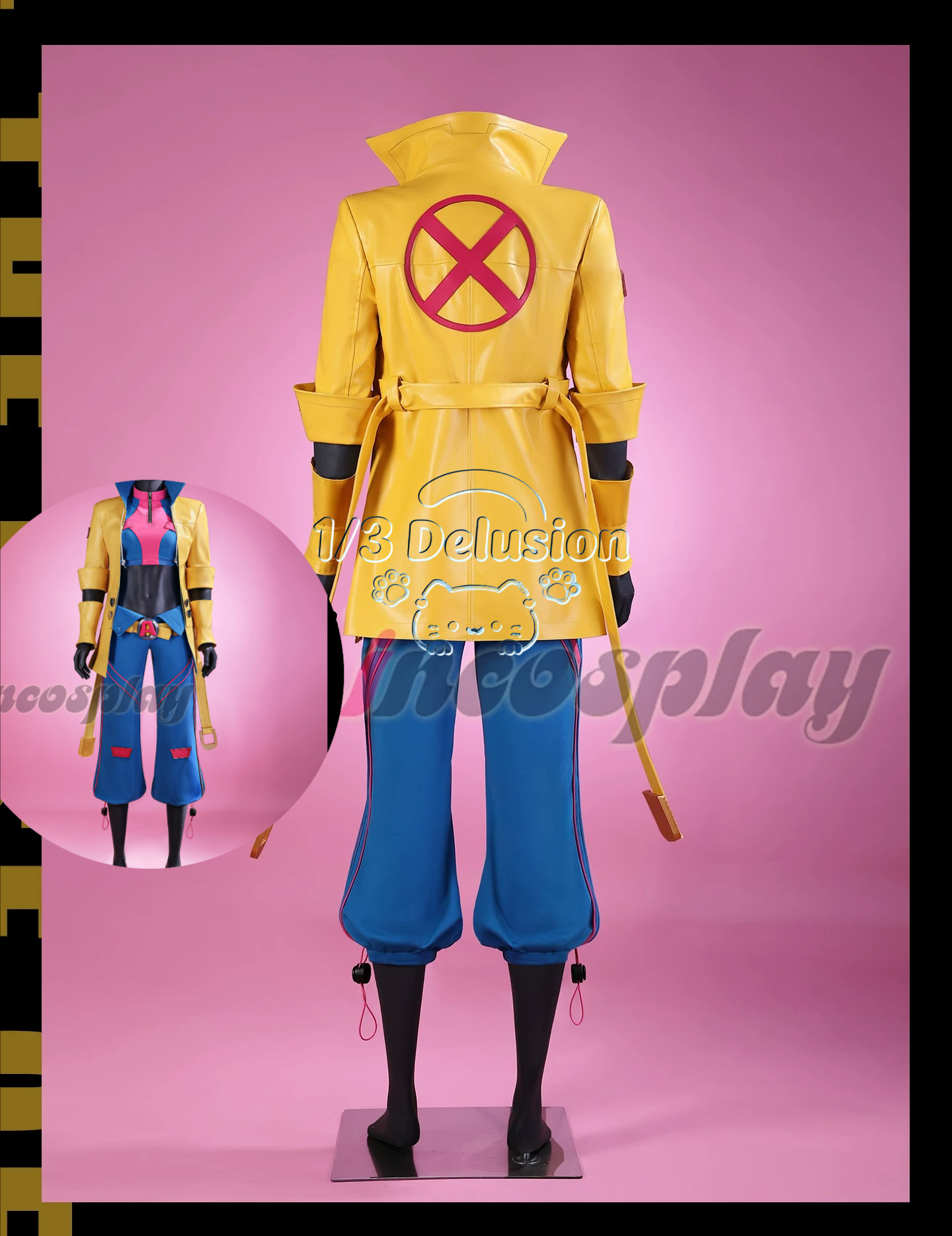 Anime Cosplay Characters - Costume de cosplay Jubilee pour femme,