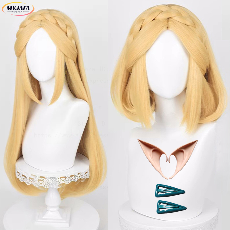 Anime Cosplay Link - Link Princess – perruques synthétiques tressées