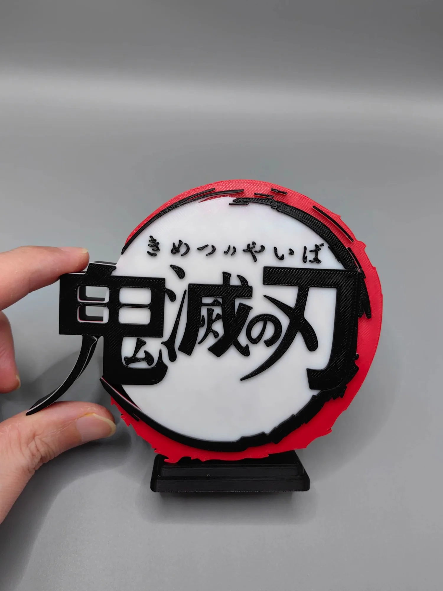 Anime Kimetsu No Yaiba 3D Logo - Anime Cosplay Title avis et prix