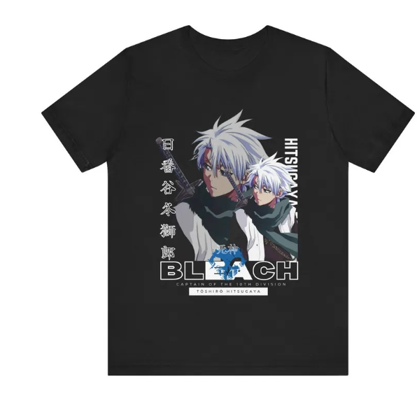 T-shirt Noir Oversize en Coton - Anime Cosplay Title avis et prix
