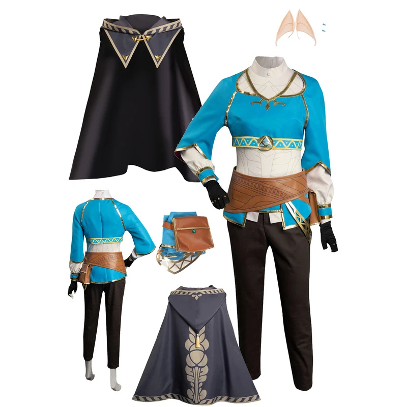 Costume de Cosplay cape grise  - Anime Cosplay Link avis et prix