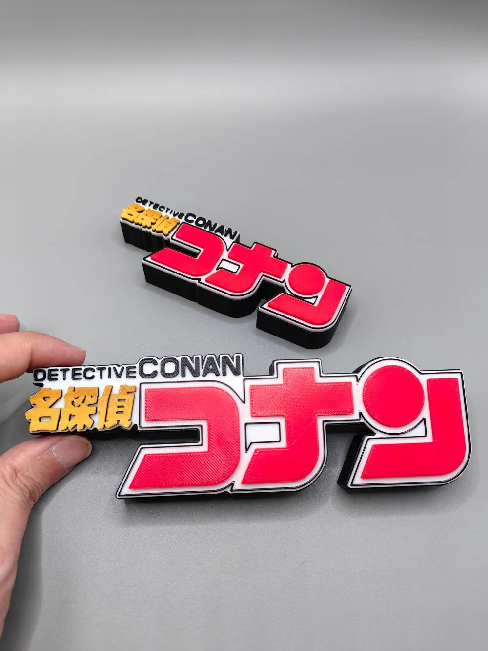 Anime Conan titre 3D Logo modè - Anime Cosplay Title avis et prix