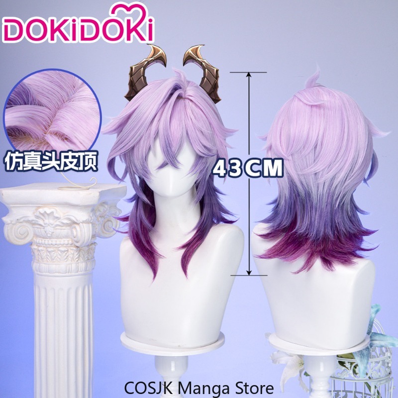 Perruque de cosplay Genshin Im - Anime Cosplay Characters avis et prix